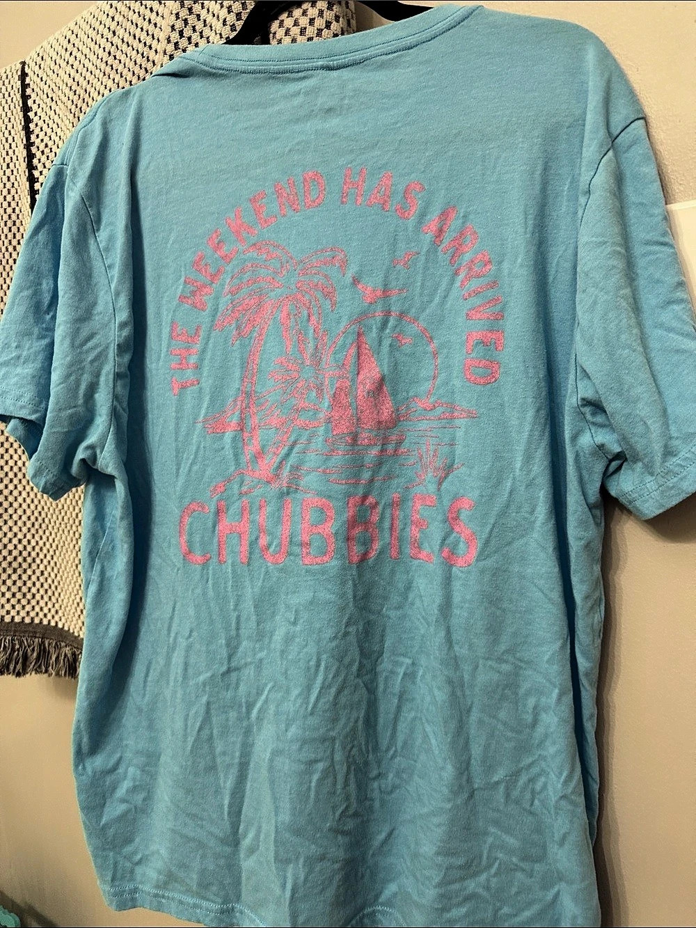 Chubbies The Weekend Has Arrived Graphic Tee Blue